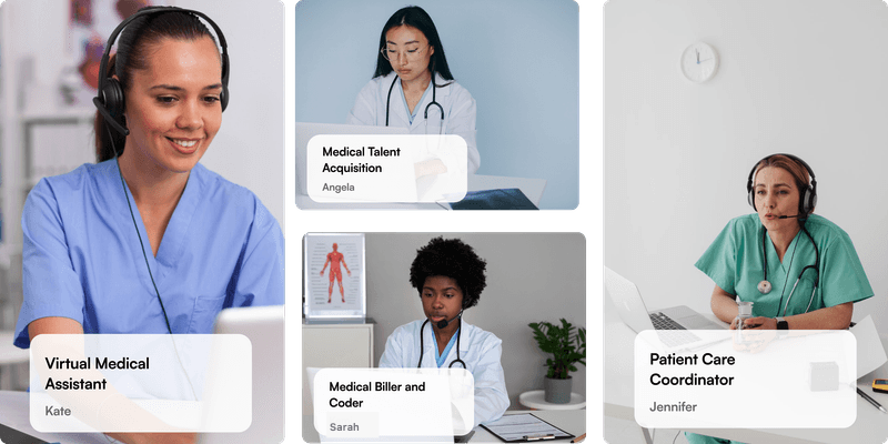 HIPAA-compliant medical assistants at work